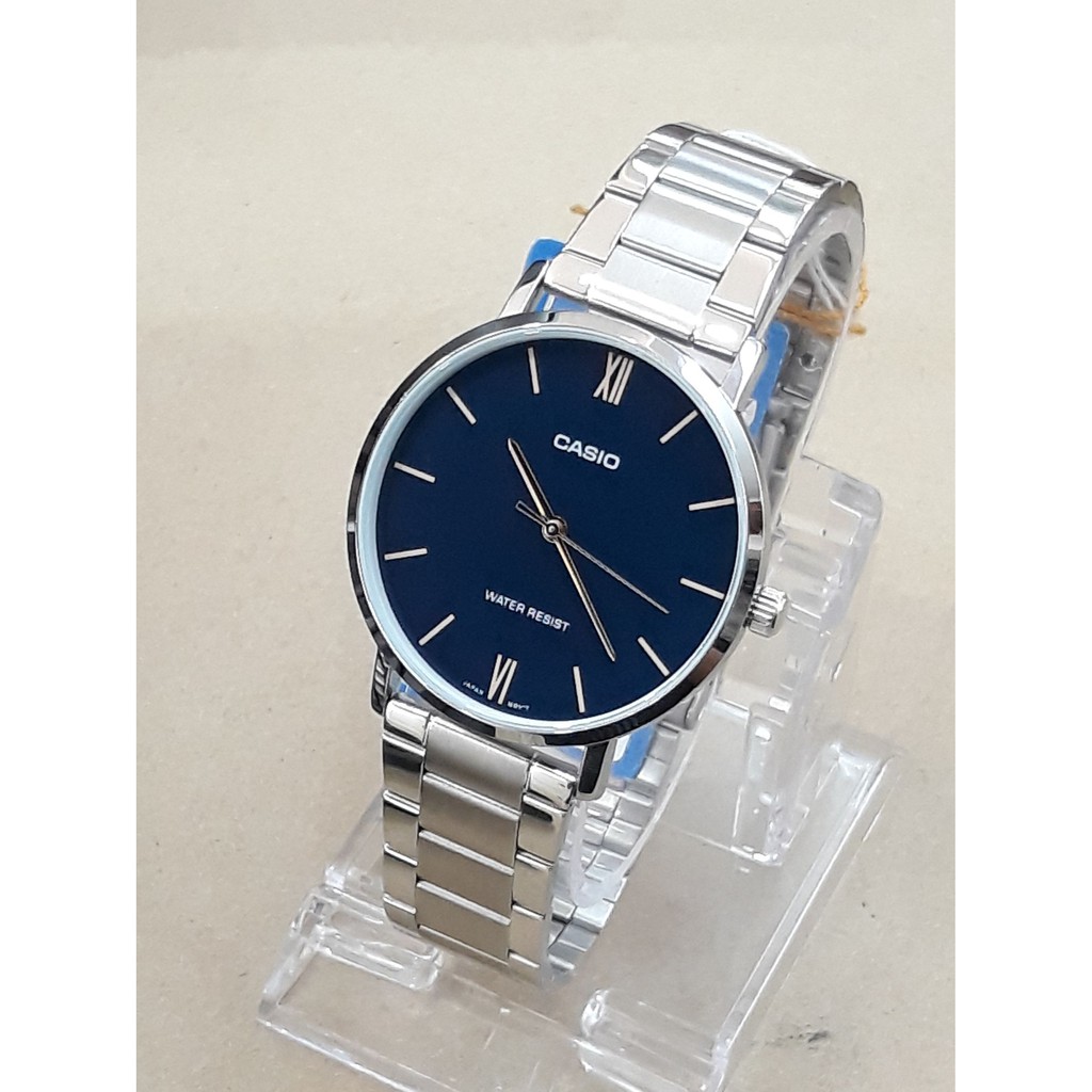 🔥Casio นาฬิกาข้อมือชาย รุ่น MTP-VT01D-2B ของแท้ 💯% มีใบรับประกัน🔥 | Shopee Thailand