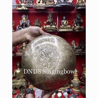 ขันธิเบตเซทพร้อมไม้วนและหมอนรอง SingingBowl Tibet Hand-made 9 materials carving from Nepal