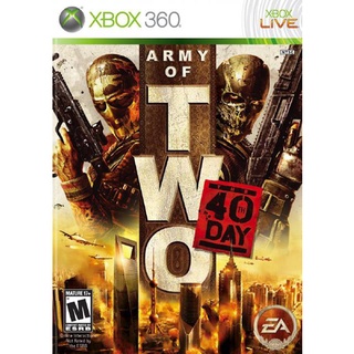 Army of Two The 40th Day xbox360 แผ่นเกมส์Xbox360 แผ่นไรท์เล่นได้กับเครื่องที่แปลงระบบแล้วทุกโซน [Region Free]