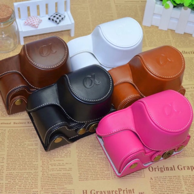 Caseหนัง sony A5000 /5100 และรุ่น 6000/6300