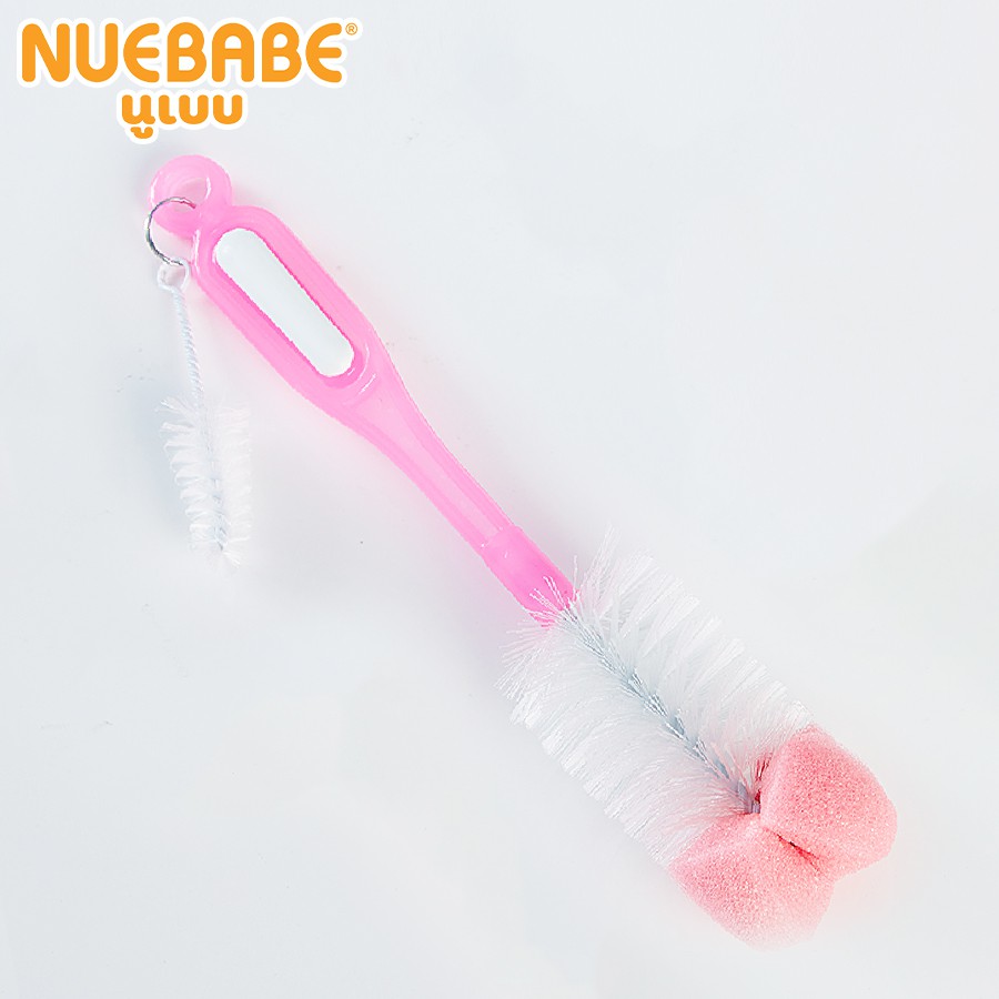 Nuebabe فرشاة رضاعات برأس إسفنجي — صورة 5