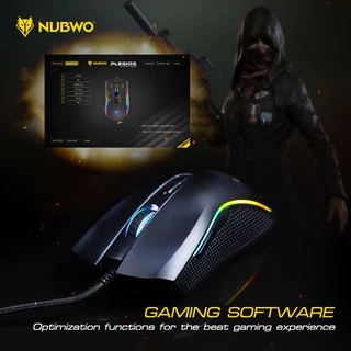 เมาส์เกมมิ่ง Nubwo Gaming Macro Mouse NM-89M เมาส์มาโคร เมาส์เกมมิ่ง ประกัน 1ปี เม้าส์ Plesiois