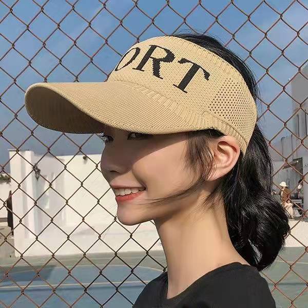 （วัสดุหนา）หมวกบักเก็ตเกาหลี 2in1 ปีกกว้าง สามารถพับใช้เป็นที่คาดผม Hat กันแดดUVได้ หมวกครึ่งใบ หมวกครึ่งหัว