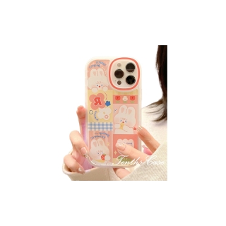 เคสมือถือ ลายกระต่าย น่ารัก สำหรับ Samsung A23 M23 A53 A73 A13 A03 Core A33 A03s A52 A72 A32 A22 A12 A71 A51 A31 A21s A11 A50 A30s M32 M22 M12 S21 S20FE S22 Ultra Plus