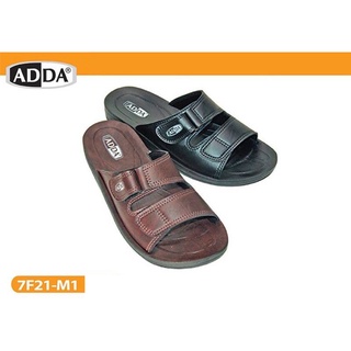 ADDA รองเท้าแตะ แบบสวม รุ่น 7F21 สีน้ำตาล / ดำ (39-45)