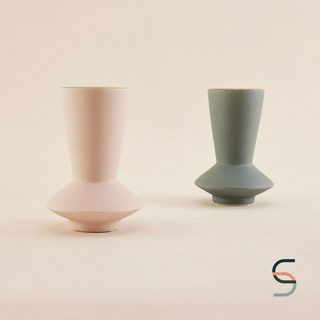 SARABARN Pastoral Matte Flower Vase | แจกัน แจกันดอกไม้ แจกันมินิมอล แจกันตกแต่งบ้าน