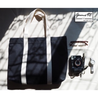 กระเป๋าผ้า TOTE Bag - Black Hip (สีดำ)