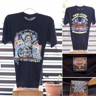 HH เสื้อยืดharley davidsonผ้านุ่มคอฟิตไม่มีข้างcotton100%ไซส์SMLมีมากกว่า40แบบ เสื้อยืดผ้าฝ้าย