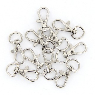 Hot 10Pcs Lobster Clasps Swivel Trigger Clips Snap Hooks Bag Key Ring