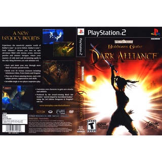 แผ่นเกมส์ PS2 Baldurs Gate Dark Alliance    คุณภาพ ส่งไว (DVD)