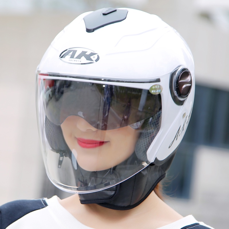 หมวกกันน็อกnew Arrival Electric Motorcycle Helmet Half Face Vintage