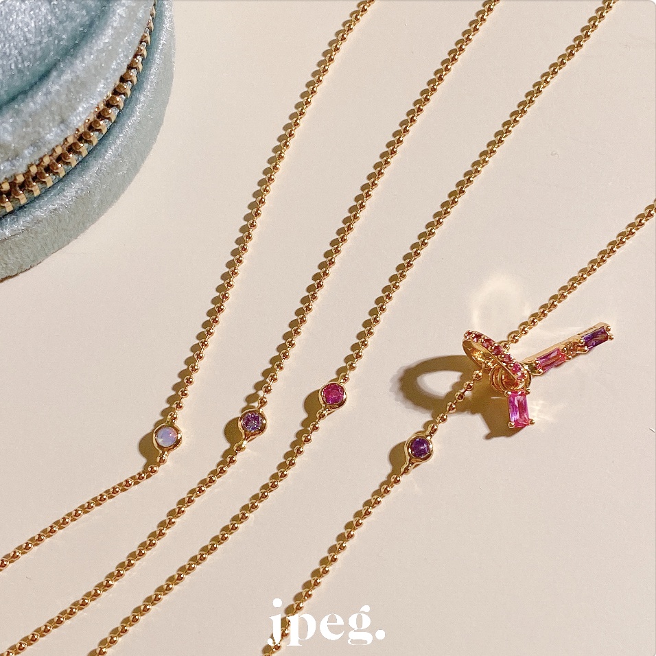 JPEG Huggie Gem Bracelet