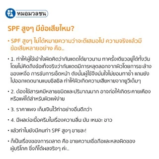 หมอมวลชน เนอริช ซันบล็อค เอสพีเอฟ 50 เฟสแอนด์บอดี้ ครีมกันแดด Nerrish Sunblock SPF50 Face and Body
