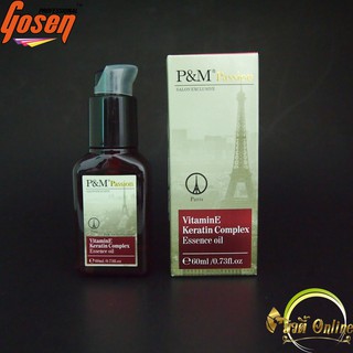 P&amp;M วิตามินอี เคราตินคอมเพล็กซ์ เอสเซ้นซ์ออยล์ 60 ml