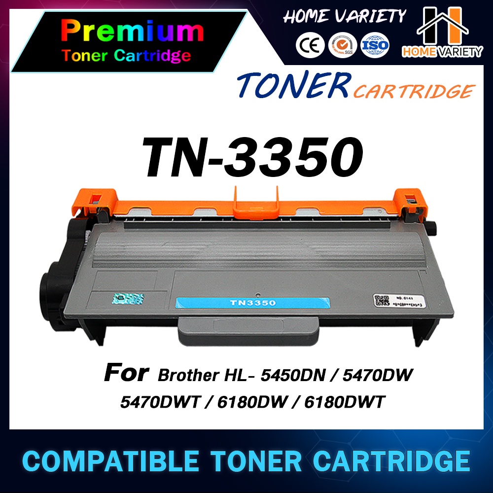 HOME TN3350 tn3350 ForBrotherHL5440D,5450DN/HL6180DW/MFC8510DN,8910DW/MFC-8910DW/MFC-8950DWตลับหมึก