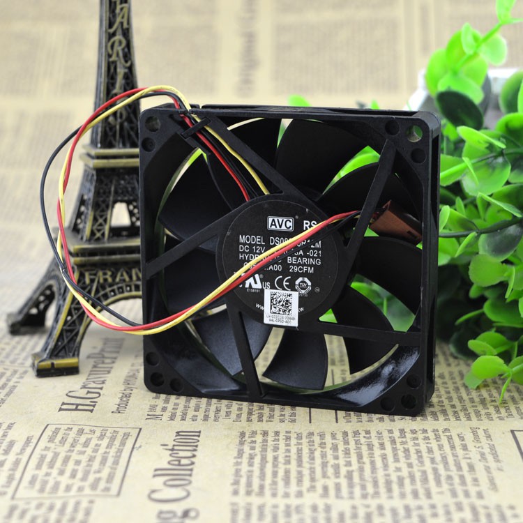 AVC 8015 8CM 8 cm แบริ่งไฮดรอลิก DS08015R12M 0.48A -021 เมนบอร์ด 3 ขา