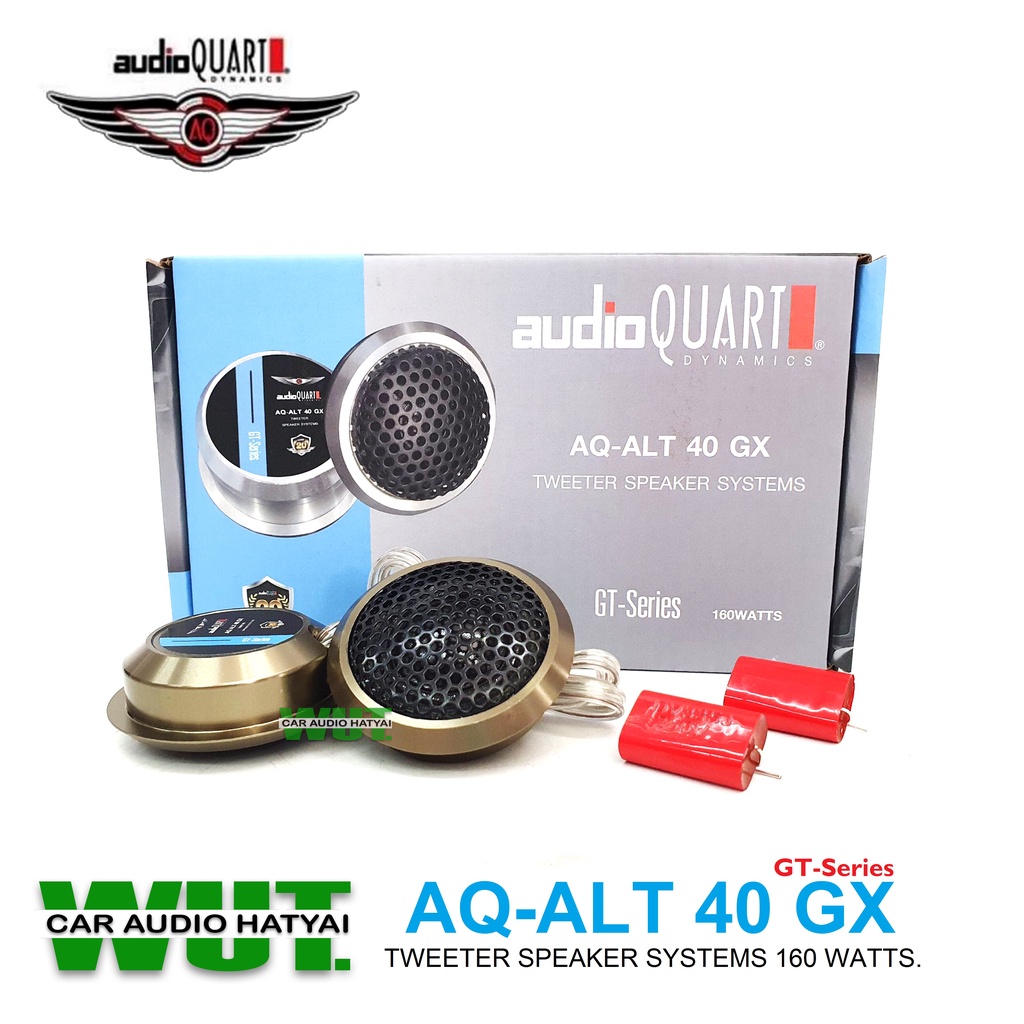 AUDIO QUART ลำโพงทวิสเตอร์ โดมนิ่ม เสียงแหลม กำลังขับ160วัตต์(SilkDome Tweeter) AUDIO QUART GX-Series รุ่น  AQ-ALT 40 GX