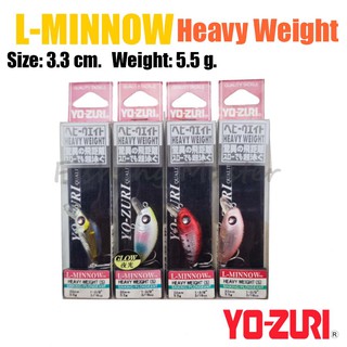 YO-ZURI L-MINNOW HEAVY WEIGHT (F952) เหยื่อปลอม เหยี่อตกปลา เหยื่อ อุปกรณ์ตกปลา ขนาด 3.3 cm.