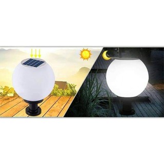 จงชัยไลท์ติ้ง โคมไฟหัวเสาโซล่าเซลล์เส้นผ่าศูนย์กลาง 8 นิ้ว  LED SOLAR CELL