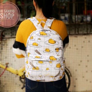 กระเป๋าเป้ ลายไข่ขี้เกียจ &gt;&gt; Gudetama Bag Backpack