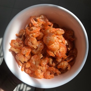 กุ้งแห้ง Dried Shrimps ร่อนเปลือกแล้วธรรมชาติจากทะเลอ่าวไทย ไม่ใช่กุ้งเลี้ยง