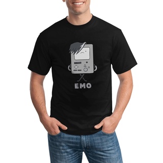 เสื้อยืดลําลอง พิมพ์ลาย Adventure Time Emo Bmo สําหรับผู้ชาย