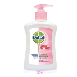 Dettol เดทตอล สบู่เหลวล้างมือ สูตรสกินแคร์  225ml