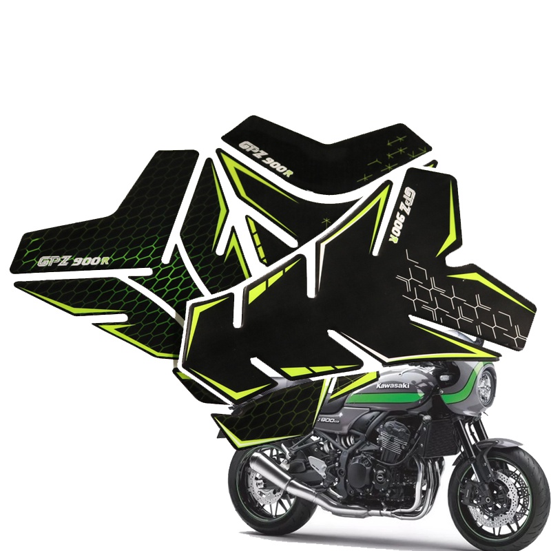 For Kawasaki GPZ 900R GPZ900R Motorcycle Carbon Fiber Fuel Tank Protector 3D Gas Tank Protector Pad 