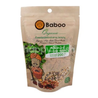 ควินัว 3 สี ออร์แกนิค 450 กรัม บาบู Tri-Color Quinoa Organic 450 g Baboo