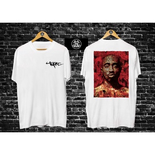 เสื้อโอเวอร์ไซ - ✒ ☸◊2PAC Tupac Shakur วัฒนธรรมแรงบันดาลใจผ้าฝ้ายหลวมท็อปส์ซูเสื้อผ้าเสื้อยืดสําหรั