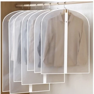 ถุงพลาสติกคลุมเสื้อ ถุงใส่สูท ชุดราตรี จัดระเบียบตู้ ครอบคุมเดรส กันฝุ่น
