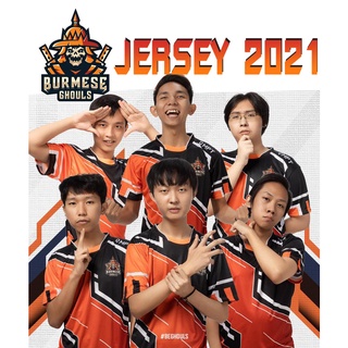 เสื้อ E-sport mobile legend ทีม Burmese ghoul