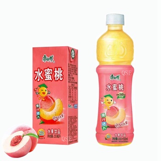 น้ำพีช น้ำผลไม้จีน 康师傅水蜜桃250ml-1000ml