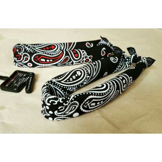 ผ้าเช็ดหน้าวินเทจ โพกหัว ผูกผม ซับเหงื่อได้ดี เนื้อผ้าคอตตอน…