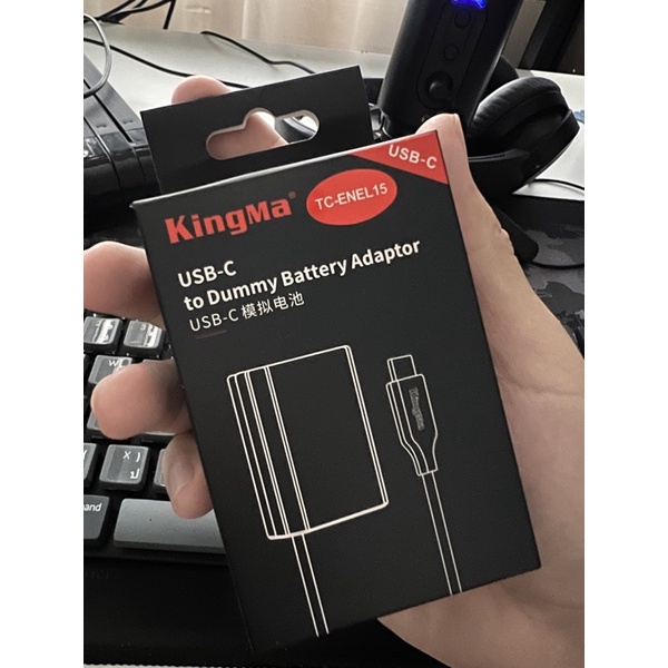 Kingma ENEL-15 USB-C to Dummy Battery Adaptor