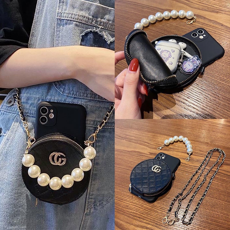 Case For IPhone 16 15 promax 14 Plus 13 12 11 Pro Max X Xr Xs Xsmax 7 8 Plus Leather Coin Purse Card Bag Soft Phone Cover