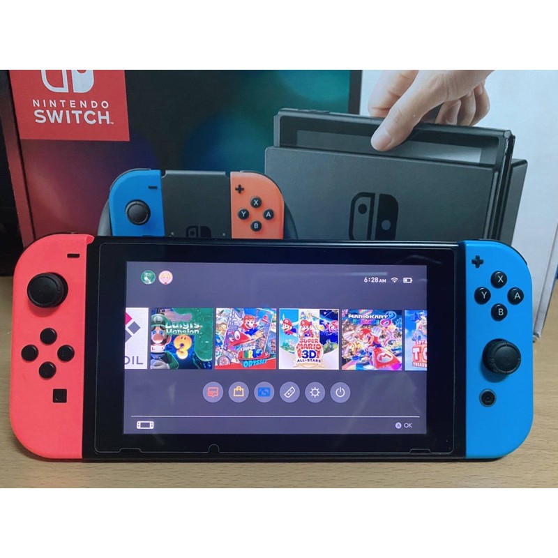 Nintendo switch Neon แปลงระบบ sx os 128GB