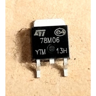 78M06 transistor regulator 6V. SMD