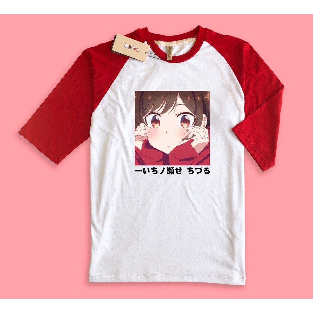 เช่าเสื้อยืดอนิเมะ Raglan แฟน Chizuru Mizuhara