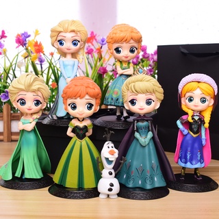 ขายดี โมเดลตุ๊กตาเจ้าหญิงดิสนีย์ Magnolia Ariel Tinker Bell Elsa Belle ขยับได้ ขนาด 14 ซม. สําหรับตกแต่งเค้ก