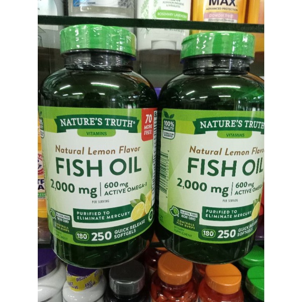 Nature's Truth Fish Oil 2000 mg, 250 เม็ด