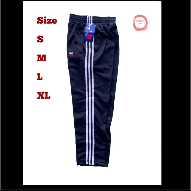 กางเกงวอร์ม msport ขายาว3แถบขาปล่อย
