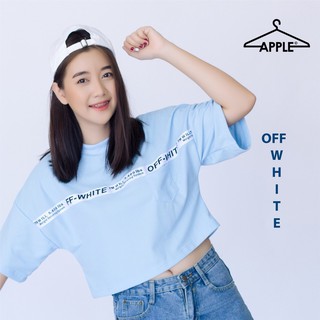 เสื้อครอป ติดเทปพาสเทล โปโล โอเวอร์ไซส์ oversize