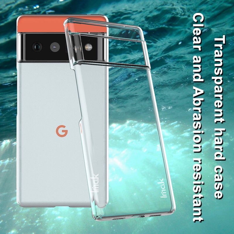 Original Imak Google Pixel 6 Pro Casing Pixel6 Crystal Transparent Hard PC Case Clear Plastic Back Cover #7