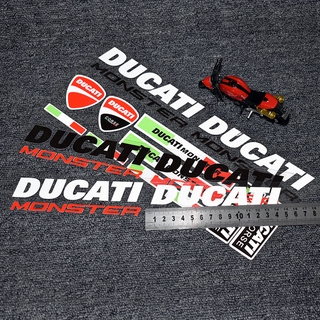 สติกเกอร์โลโก้ F airing สําหรับติดตกแต่งรถจักรยานยนต์ Ducati corsr 795 796 696 1100 1098 1198