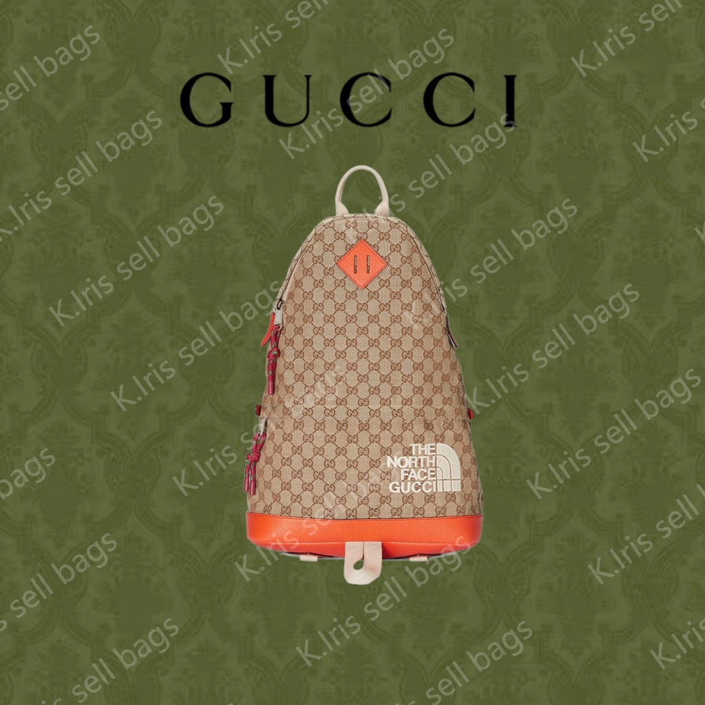 Gucci /GG / The North Face x Gucci กระเป๋าเป้ชุดข้อต่อ