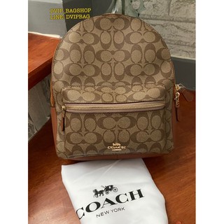 COACH MEDIUM BACKPACK IN SIGNATURE BAG แท้💯%