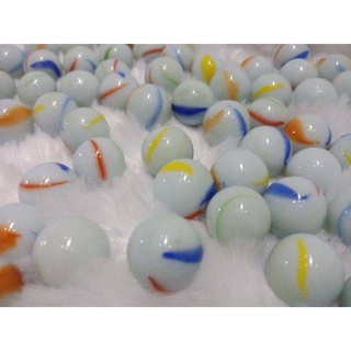 ลูกแก้ว สีขุ่น  16 มล.GGMB16MM50P Glass Marbles