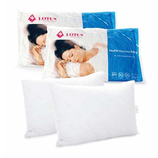 โลตัส หมอนหนุนสุญญากาศ ขนาด 19x30 นิ้ว Lotus support pillow, size 19x30 inches