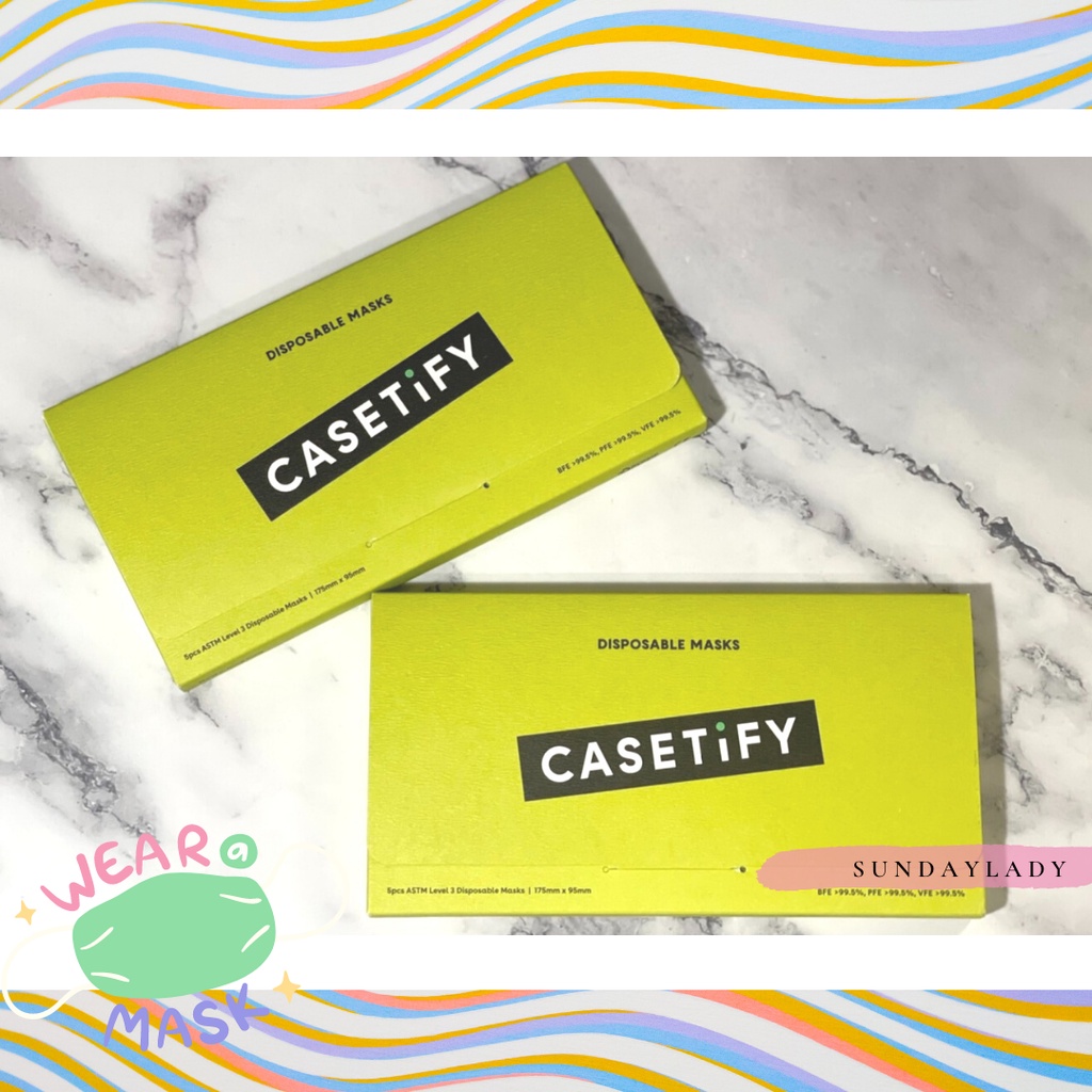 หน้ากากอนามัย แบรนด์ CASETIFY MASK สี Algae